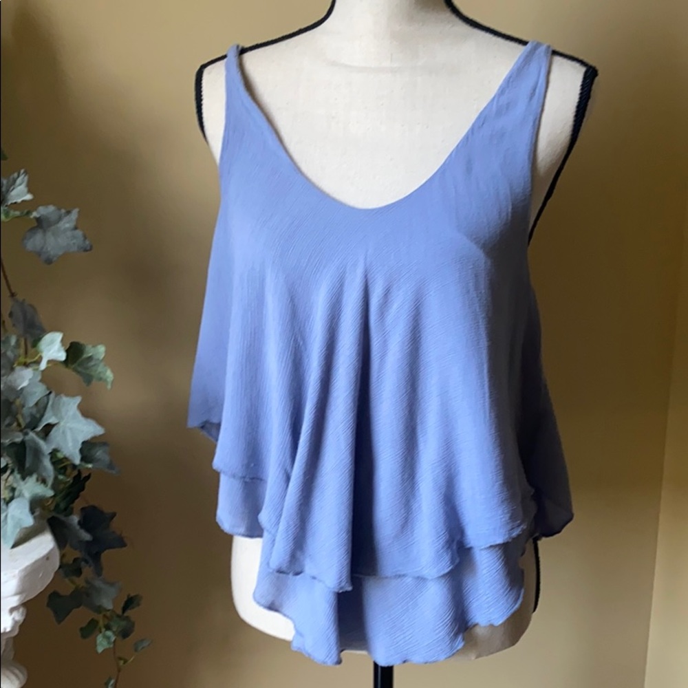 Free people intimately baby blue tank